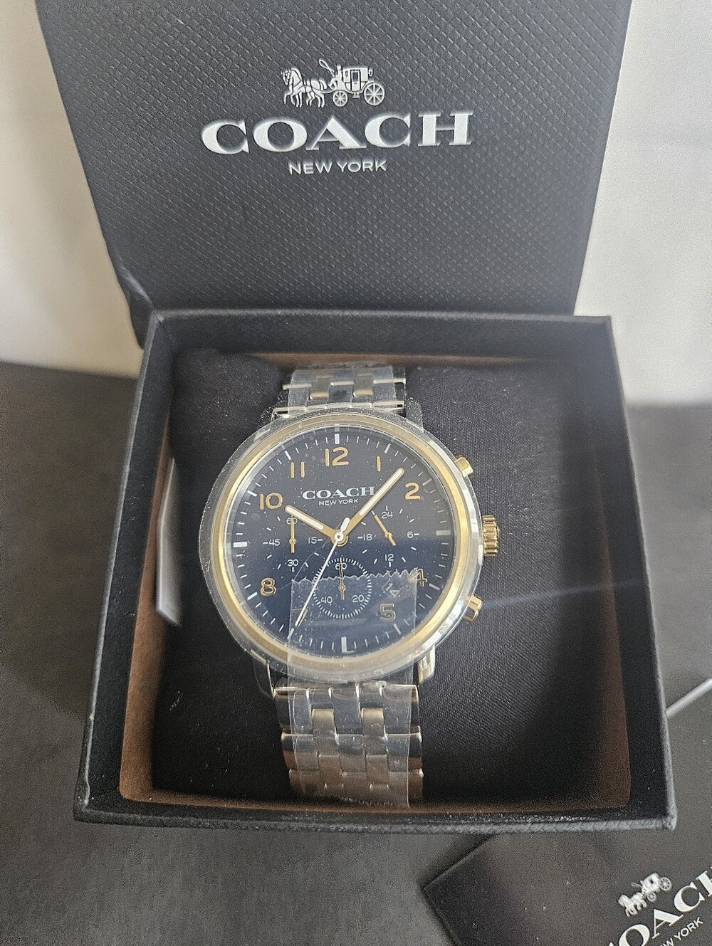 Coach Harrison Men's Watch 42mm Stainless Steel Link Bracelet